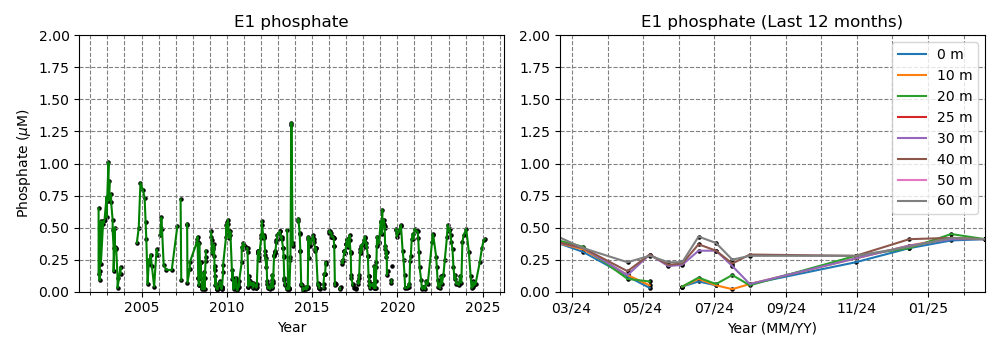 Surface Phosphate data